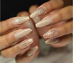 Diy Glitter Nails Sliver Pink Clear Gold Short White Coffin Summer Black Champagne Tips Neutral Glitter Nails Gel Glitter Gel Nails Cute Gel Nails Gold Nails