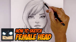 You can further extend this line or erase the end of it once you add the horizontal guidelines. How To Draw A Female Head Beginners Drawing Tutorial Youtube