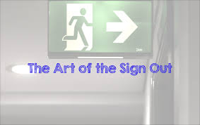 Image result for Patient Signout