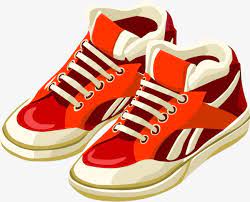 Vector Sneakers Png And Vector Cartoon Shoes Sneakers Red Shoes