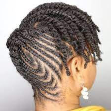 60 Easy And Showy Protective Hairstyles For Natural Hair Easy Hair In 2020 Protective Hairstyles For Natural Hair Natural Hair Flat Twist Natural Braided Hairstyles