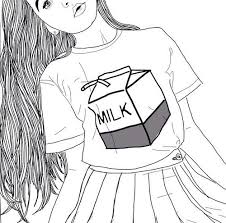 På coloringpages.se kan du färglägga fler än 4000 målarbilder. Tumblr Coloring Pages Drawing Ideas For Girls Images Gallery