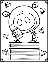 Coloring Club From The Pond Kindergarten Coloring Pages Cute Coloring Pages Coloring Books