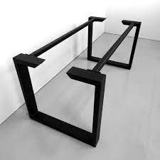 pied de table urbaine wood table design metal furniture design table base design