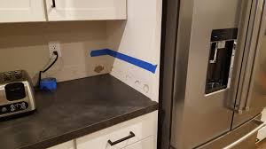 Kitchen cabinet repair near me. Cabinet Repair After Backsplash Removal Home Improvement Forum