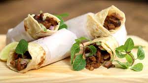 Mutton Kathi Roll Mutton Wrapped In Roti The Bombay Chef Varun Ina Roti Halal Recipes Food