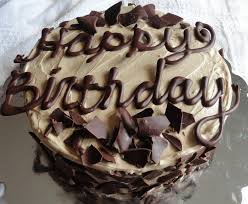 Chocolate Scripting Happy Birthday Post Dark Chocolate Cake With Brown Sugar Frosting Happy Birthday Cakes Funny Birthday Cakes Happy Birthday Chocolate Cake
