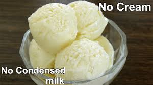 Homemade mango ice cream recipe video! No Cream Condensed Milk Vanilla Ice Cream Recipe Easy Ice Cream Without Egg Youtube
