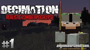 The zombie apocalypse mod adds tons of new items, blocks, mobs, and structures to the world of minecraft. Download Decimation Realistic Zombie Apocalypse Modpack Mod For Minecraft 1 16 5 1 7 10 2minecraft Com