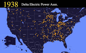 Electric Cooperative Growth 1914 Present History Of Electricity Electricity Tennessee Valley Authority