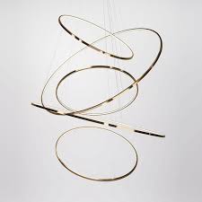 Perchgrand Chandelier Circular Pendant Light Circular Pendant Ceiling Chandelier