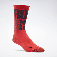 Reebok Crossfit Crew Socks Red Reebok Mlt