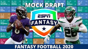 2020 Fantasy Football Mock Draft Ppr 8 Team Pick 4 Youtube