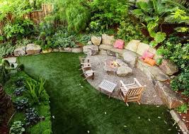 Backyard ~ simple small backyard landscaping ideas elegant slope dimension : Small Backyard Ideas 9 Ideas To Make Yours Feel Grand Bob Vila