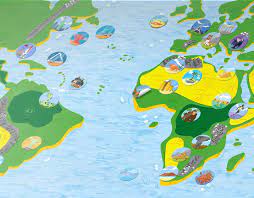 Teach kids mapping skills through play in a pirates treasure hunt. World Map For Kids Poster Awesome Maps