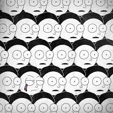 Rick believes that morty is as dumb as he (rick) is smart, but still insists that morty focus on science in rick potion no. Rick And Morty On Twitter Black And White And Dread All Over Adultswim