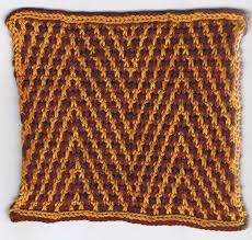 Select an entry from the grid below to see a more detailed view of the stitch patterns in that category. Zebra Chevrons In Slip Stitch Or Mosaic Colourwork Catchloops
