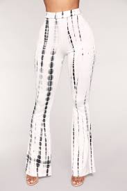 Black And Blue Tie Dye Pants Jazmin Flare Tie Dye Pants White Black Tie Dye Pants White Flare Pants Fashion
