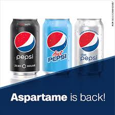 Diet Pepsi Brings Aspartame Back