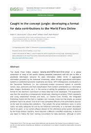 Outside bike profile gall jung und frei. Pdf Caught In The Concept Jungle Developing A Format For Data Contributions To The World Flora Online