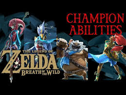 Make sure that each divine beast questline has been completed, including speaking to any characters tied to that part of the main questline. Champion Abilities Guide Zelda Breath Of The Wild Youtube