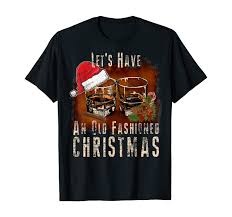 In a cocktail shaker, add the bourbon, mint, lemon and ginger. Amazon Com Old Fashioned Whiskey Christmas Bourbon Cocktail Drinkers T Shirt Clothing