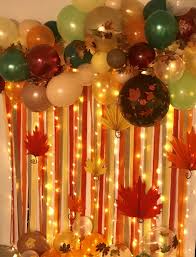 Choose from a wide range of fall harvest decorations that echo the rich colors of the season, from the glowing golds and oranges of falling leaves to earthy shades of muted greens and browns. Fall Backdrop Thanksgiving Backdrop Autumn Backdrop Ideas Fall Decorating Ideas Fall Backdrops Fall Party Decorations Fall Festival Decorations