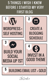 5 Things I Wish I Knew Before I Started My First Blog I Wish I Knew Social Proof Blog Schedule