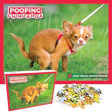 They are all intended to be used under supervision, which helps build your bond. Amazon Com Pooping Chihuahua Puzzle 1000 Pieces Adult Gag Pranks For Adults Funny Puzzle For Dog Lovers Owners Poop Jigsaw Prank Puzzle Adult Family Friendly Activity Toys Games