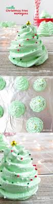 Christmas Tree Meringue Cookies Christmas Treats Christmas Food Desserts Christmas Sweets