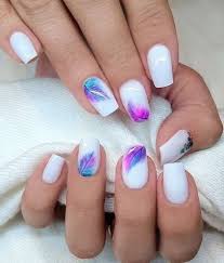 38 Beautiful Nail Designs For Spring Winter Summer And Fall For Trending Season Feder Nagel Trendige Nagel Pinke Nagel