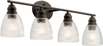 Kichler 45698oz Karmarie Modern Olde Bronze 4 Light Bathroom Light Fixture Kic 45698oz