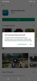 Create, explore, and survive in the real world! Minecraft Earth Android Error Help Minecraft