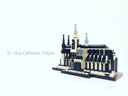 Lego Moc St Vitus Cathedral Prague Mini Edificios