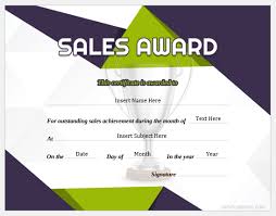 The wording used should be professional and highlight the specific event for which you are providing the certificate of recognition or appreciation. Best Sales Award Certificate Templates For Word Professional Certificate Templates