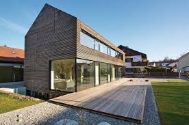 House Without Roof Overhang Roof Overhang Facade Haus Ohne Satteldach Architektur Architektur Fassade Haus Haus Schmales Grundstuck Architektur Haus