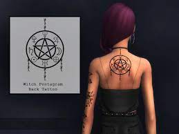 Add to favorites witchcraft svg clipart, witch svg tattoo, crescent moon, mystical svg, celestial svg cut file, mushroom svg, crystal, witch hand, potion svg. Annawahl S Witch Pentagram Back Tattoo