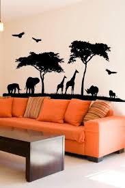 Bring The Wildlife To Your Interior Space With Our Grand Safari Wall Decal Its High Quality Matte Finish Gives It African Home Decor Safari Room African Decor