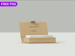 Download Business Card Box Mockup Free Psd Free Psd Ui Download