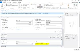 It does not have any of the harsh chamicals that. Expiration Date Tracking In Dynamics Nav Encore Business Solutions