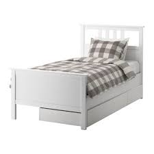 Hemnes Bed Frame With 2 Storage Boxes White Stain Luroy Twin Ikea Bed Frame With Storage Ikea Bed Hemnes Bed