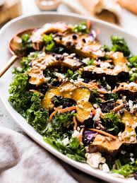 Roasted Acorn Squash And Kale Salad Kitchen Confidante Recipe Chicken Salad Recipes Salad Recipes Healthy Salad Recipes