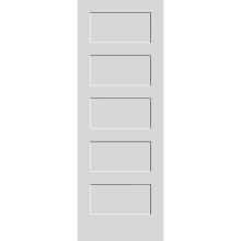 Double door set for 36 x 84 opening, (2) 18 x 84 panels, 0.032 tempered aluminum alloy with satin anodized finish. Trimlite 2470138pri8401 28 By 84 Shaker 1 Build Com