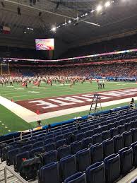 Alamodome Section 104 Row 6 Seat 1 Washington State