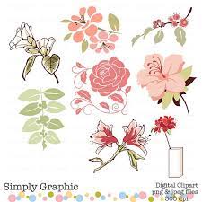 Rhododedron Clipart Camellia Flower Scrapbooking Embellishment Instant Download Commercial Use Digital Flower W Digital Flowers Camellia Flower Clip Art