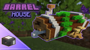 As you get late into the build try and go back to the other things in the map and see if you can add more detail to really impress your friends. Barrel House How To Build House In Minecraft Minecraft House Tutorial