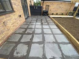 The removal of grout haze depends on a few other factors and these include; Cleaning Up Grout Haze On A New Porcelain Patio In Ely Cambridge Tile Doctor