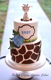 Giraffe Themed Baby Shower Cake Giraffe Baby Shower Cake Giraffe Cakes Shower Cakes
