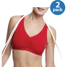 Womens 2 Pack Comfortflex Fit Cotton Pullover Bra Style H570