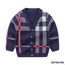 Áo khoác len Bubery cho bé trai từ 3-10 tuổi CBT40370B | Bé Cưng Shop